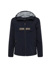 Jacke 'RAINFOREST' dunkelbeige / orange / schwarz
