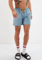 ELLESSE Badeshorts Knights hellblau/orange/rot/schwarz