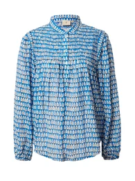 Bluza 'Marika' nebesko plava / crna / bijela