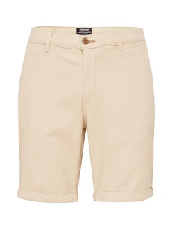 JACK & JONES Shorts 'Fury' beige/weiß