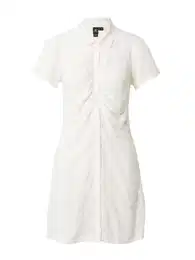 Košilové šaty bílá