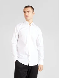 HUGO BOSS Hemd Hank offwhite