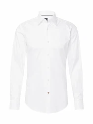 HUGO BOSS Hemd Hank offwhite