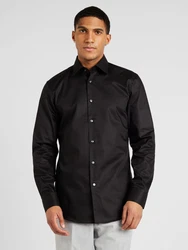 HUGO BOSS Hemd Hank schwarz