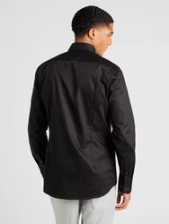 HUGO BOSS Hemd Hank schwarz