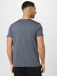 Alpha Industries T-Shirt Alpha Label T graphit/apricot/wei