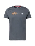 Alpha Industries T-Shirt Alpha Label T graphit/apricot/wei