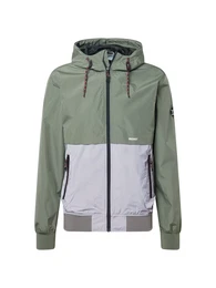 Jacke 'Resulaner' grau / oliv / schwarz / wei