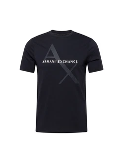 ARMANI EXCHANGE T-Shirt nachtblau/weiß
