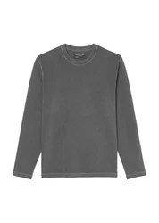 Marc O'Polo Shirt Langarmshirt graphit