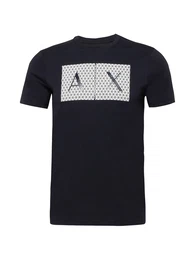 T-Shirt dunkelblau / wei