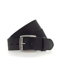 MUSTANG Gürtel schwarz/silber