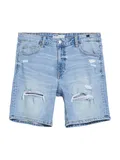Karierte Shorts mit Reißverschluss image