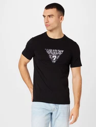 GUESS T-Shirt schwarz/weiß
