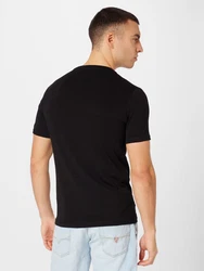 GUESS T-Shirt schwarz/weiß