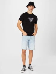 GUESS T-Shirt schwarz/weiß