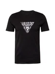GUESS T-Shirt schwarz/weiß