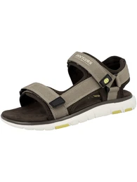 Sandale beige / neongrn / schwarz / wei