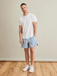 DAN FOX APPAREL Badeshorts 'Ole' hellblau