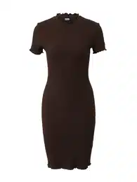 Urban Classics Šaty čokoládová