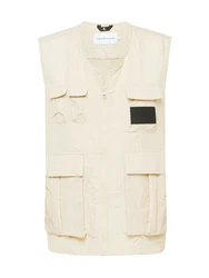 Calvin Klein Jeans Weste beige/schwarz