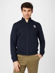 Karl Lagerfeld Sweatjacke navy/hellgrau/schwarz/weiß