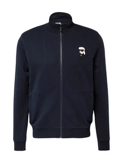 Karl Lagerfeld Sweatjacke navy/hellgrau/schwarz/weiß