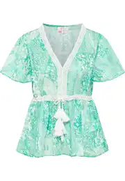 Bluza zelena / bijela