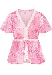Bluza roza / bijela