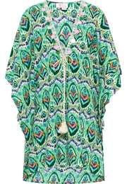 Kimono plava / žad / tamno zelena / narančasta