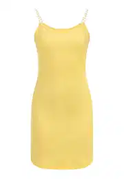 Haljina žuta / bijela