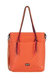Shopper torba 'Duilio' mornarsko plava / narančasta / roza
