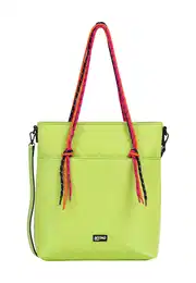 Shopper torba 'Duilio' tamno plava / svijetlozelena / narančasta / roza