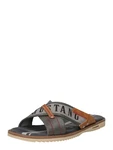 MUSTANG Pantolette braun/grau/dunkelgrau