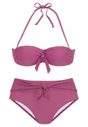 Bikiny červenofialová