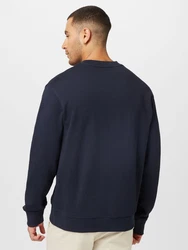 BOSS Sweatshirt WeBasic dunkelblau/weiß