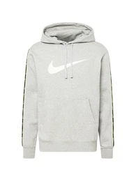 Sweatshirt 'Repeat' graumeliert / neongrn / schwarz / wei