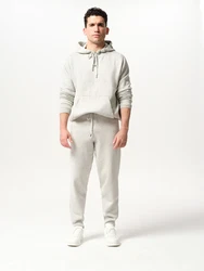 ABOUT YOU x Jaime Lorente Hose 'Miguel' graumeliert