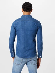 LEVI'S Hemd 'Battery' blue denim