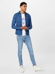 LEVI'S Hemd 'Battery' blue denim