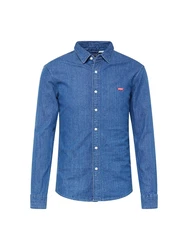 LEVI'S Hemd 'Battery' blue denim