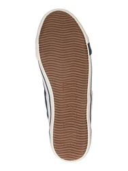 MUSTANG Slip On blaues denim/braun/weiß