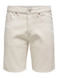 Shorts 'Edge' white denim