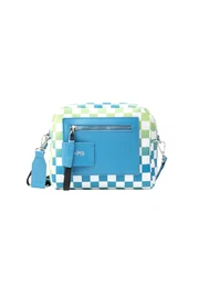 Torba preko ramena azur / svijetlozelena / crna / bijela