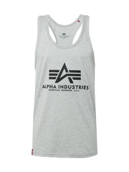 ALPHA INDUSTRIES Shirt/Top grau/schwarz