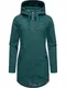 Ragwear Přechodová parka  smaragdová