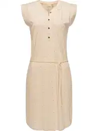 Košilové šaty 'Zofka' béžová / žlutá / bílá