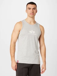Alpha Industries Top BASIC TANK hellgrau/weiß