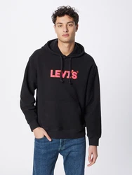 LEVI'S Sweatshirt Relaxed Graphic Hoodie orange/pink/schwarz