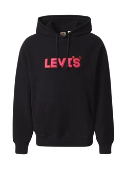 LEVI'S Sweatshirt Relaxed Graphic Hoodie orange/pink/schwarz